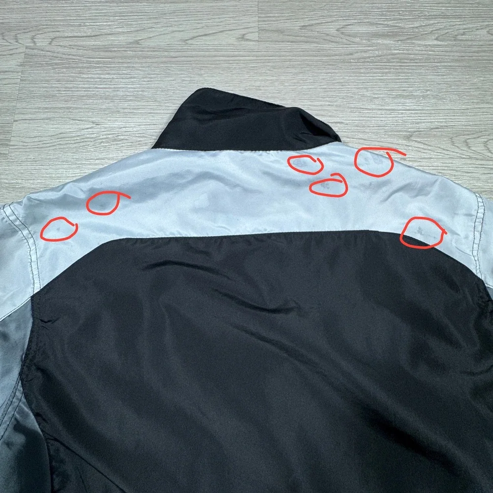 Dunbrooke Mens‎ San Francisco 49ers Windbreaker Jacket Black Grey White XL SF